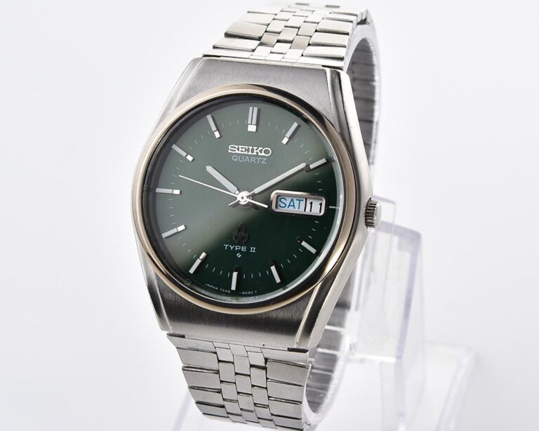 Vintage Seiko Type II Quartz with Forest Green Dial - from December 1977