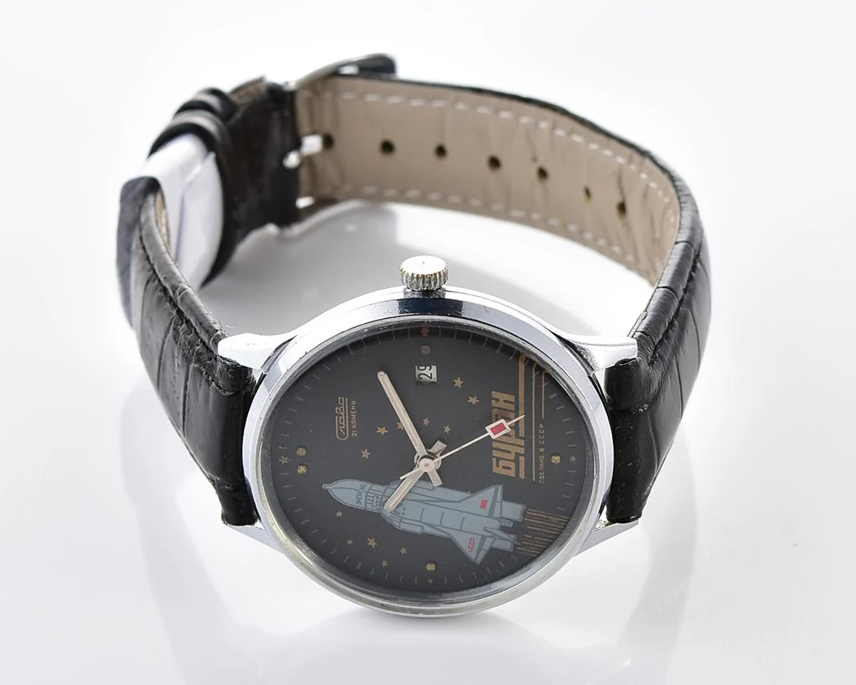 Slava Buran mechanical vintage watch – relic of Soviet space exploration era!