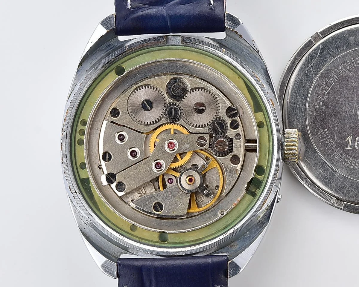 Slava vintage Soviet mechanical wristwatch