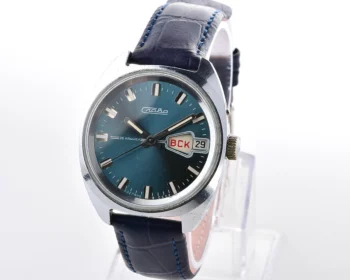Slava vintage Soviet mechanical wristwatch