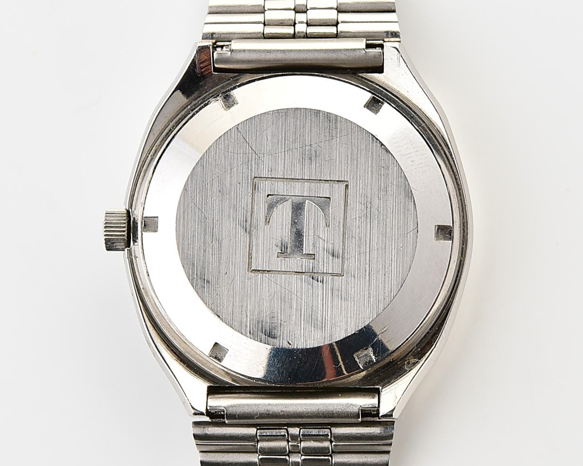 Tissot Automatic Day-Date 'TV screen' with automatic self winding movement from the mid-1970s