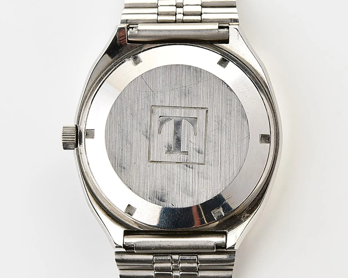 Tissot Automatic Day-Date 'TV screen' with automatic self winding movement from the mid-1970s
