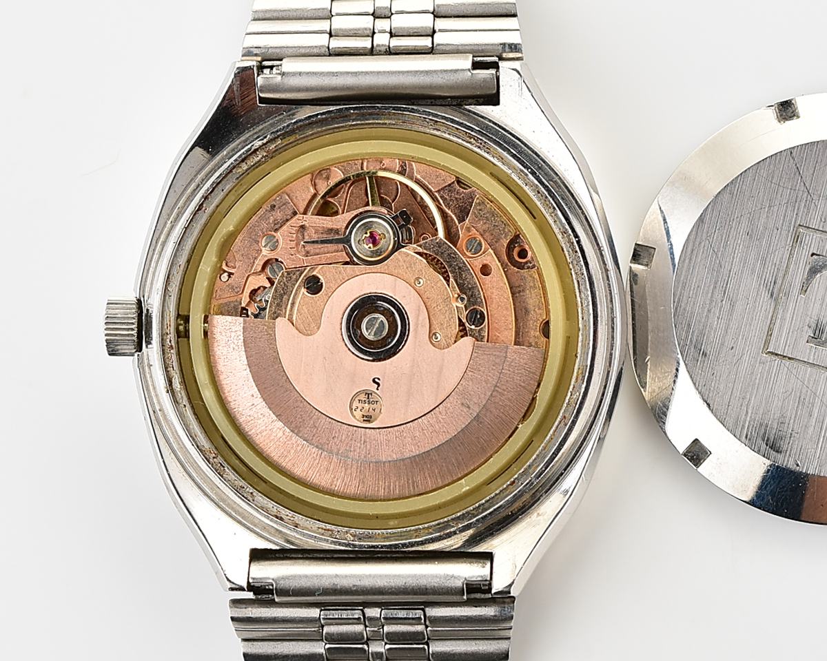 Tissot Automatic Day-Date 'TV screen' with automatic self winding movement from the mid-1970s
