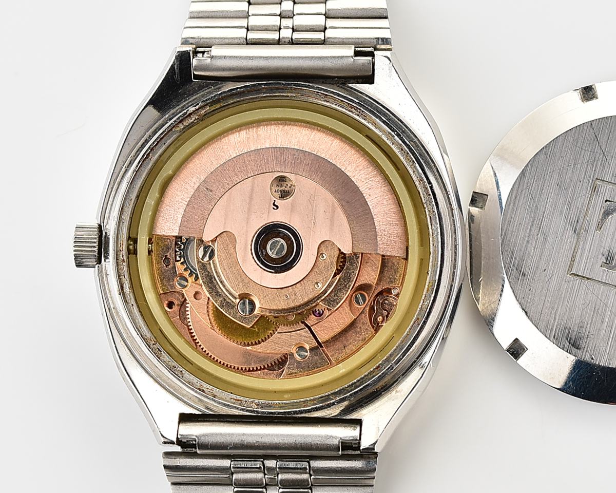 Tissot Automatic Day-Date 'TV screen' with automatic self winding movement from the mid-1970s