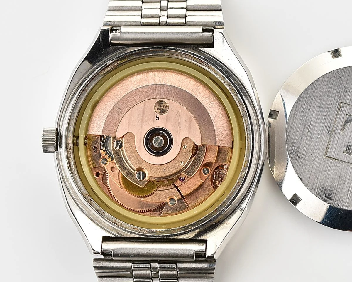 Tissot Automatic Day-Date 'TV screen' with automatic self winding movement from the mid-1970s