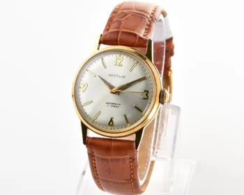 Vintage Westclox – Gold-Plated Silver Sunburst 17 Jewels from the 1960s