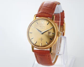 Soviet Wostok (Vostok) vintage mechanical gold-plated wristwatch