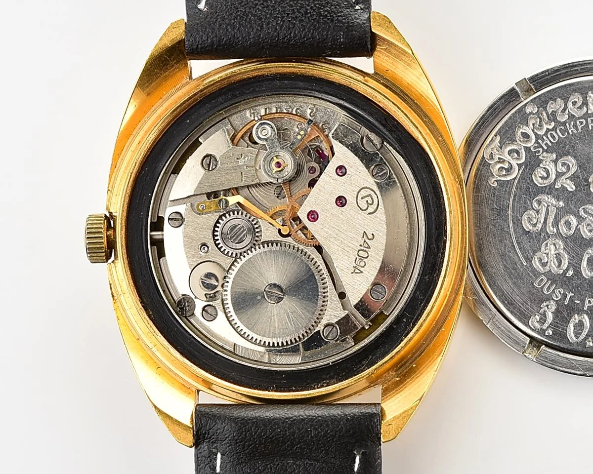 Soviet Wostok (Vostok) mechanical gold-plated wristwatch