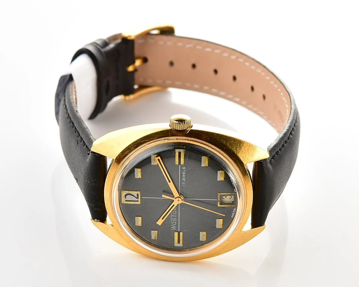 Soviet Wostok (Vostok) mechanical gold-plated wristwatch