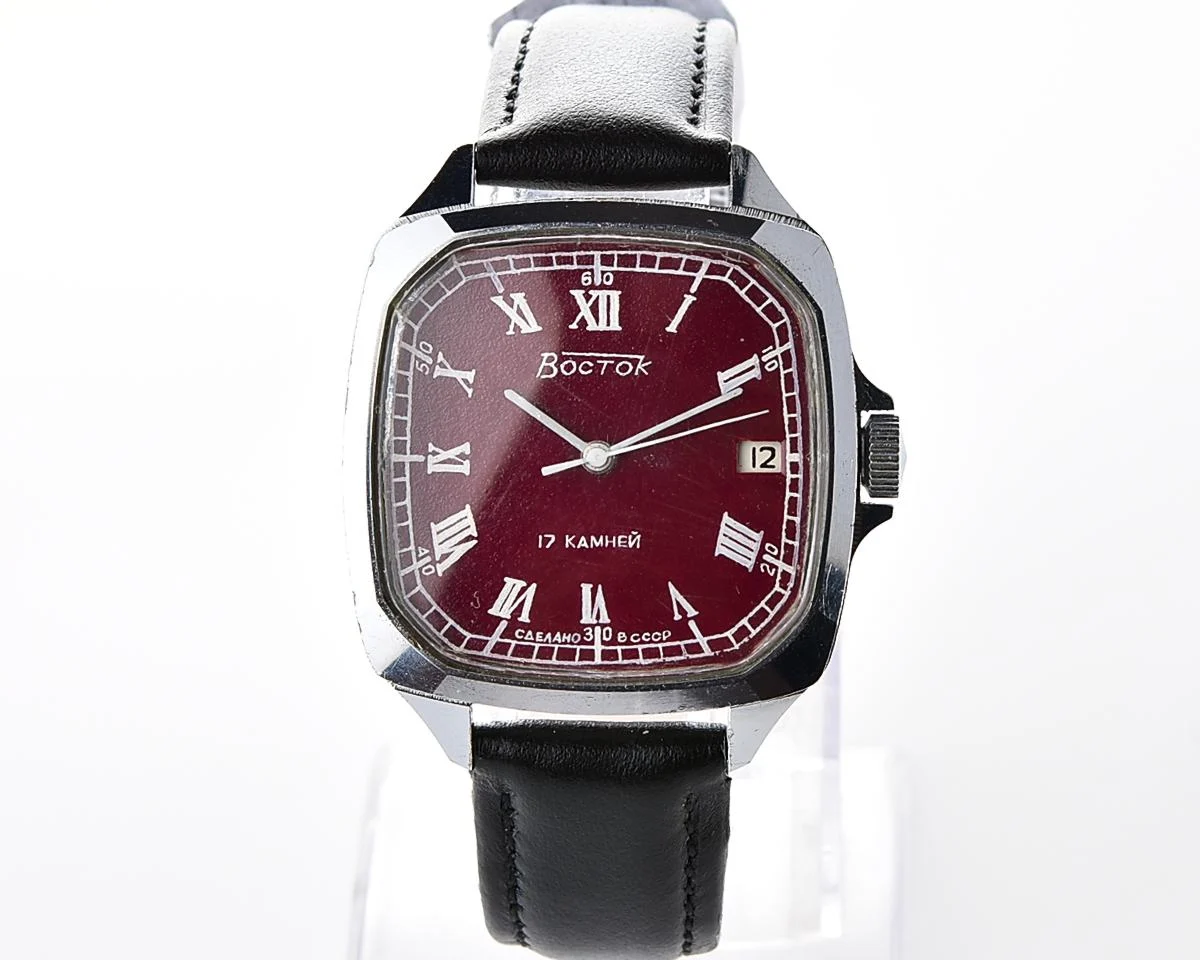 Large Soviet Wostok (Vostok) mechanical wristwatch