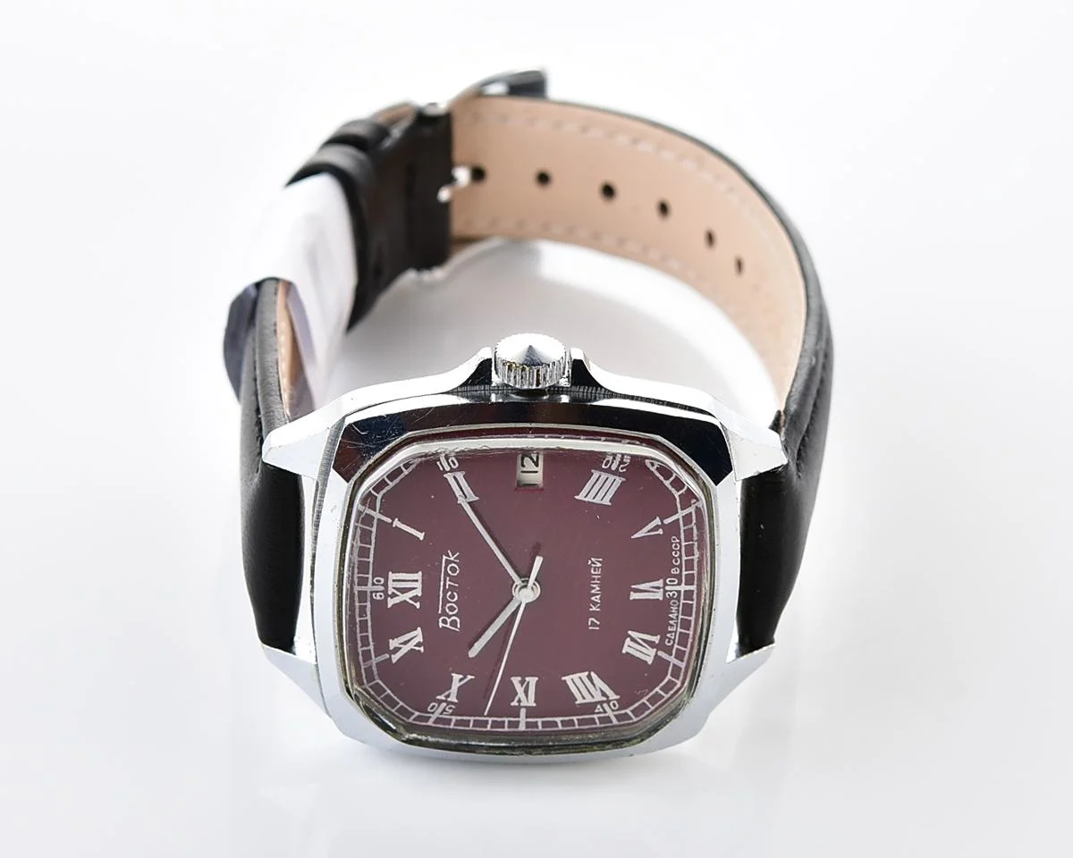 Large Soviet Wostok (Vostok) mechanical wristwatch