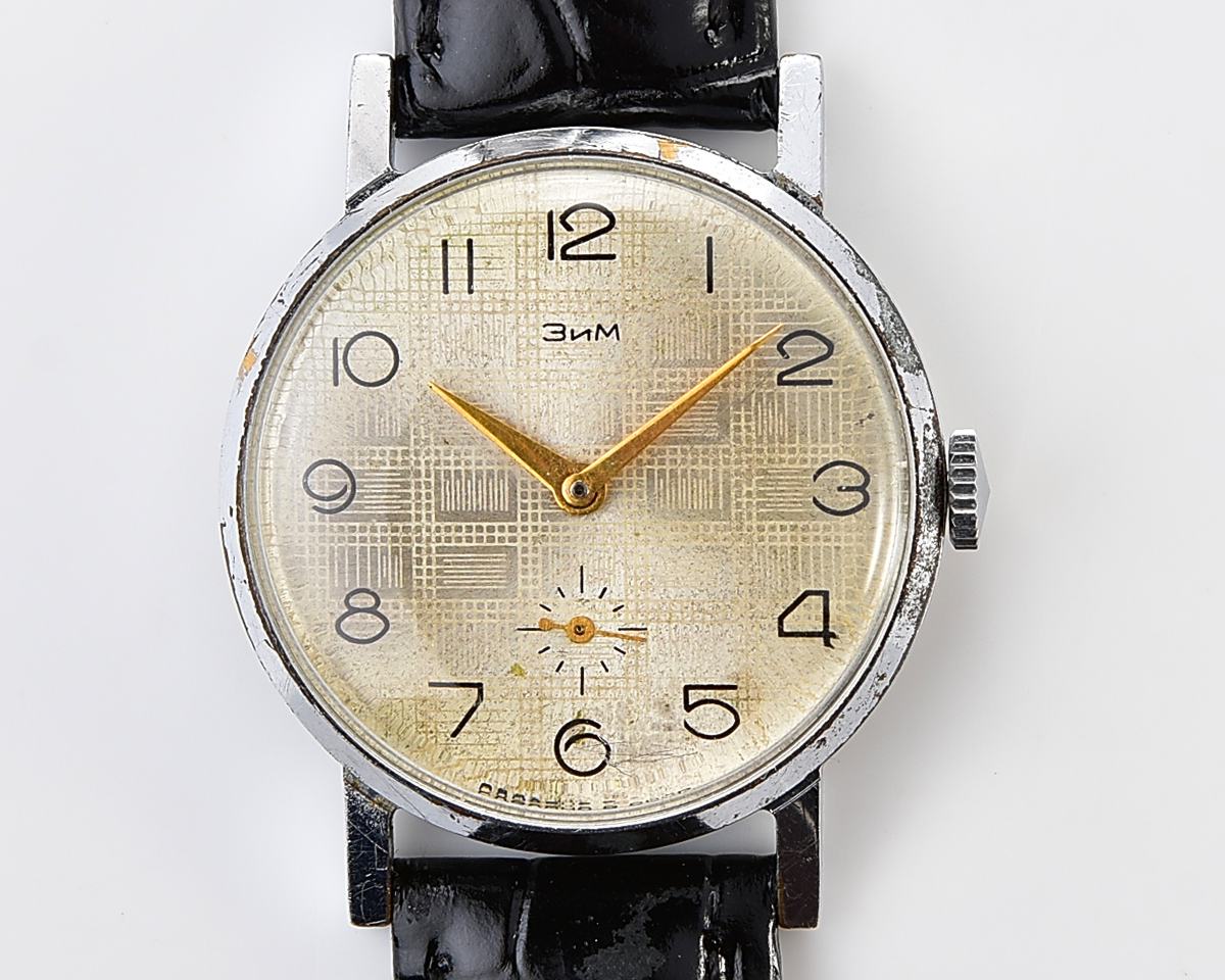 ZiM vintage soviet mechanical watch with unusual dial