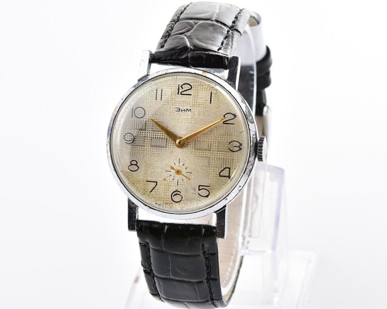 ZiM vintage soviet mechanical watch with unusual dial