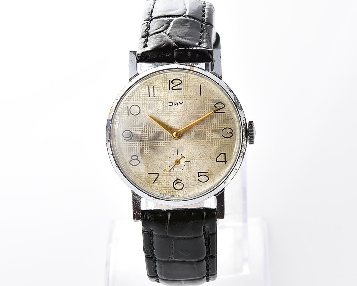 ZiM vintage soviet mechanical watch with unusual dial