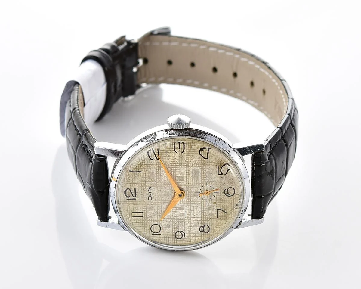 ZiM vintage Soviet mechanical watch with unusual dial