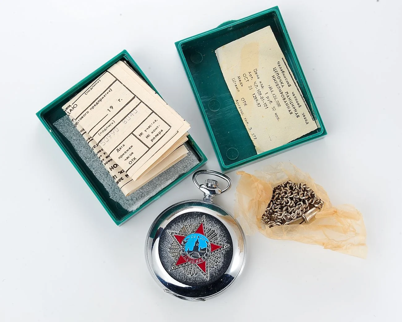 TIME CAPSULE: Molnija pocket watch – Great Patriotic War ☭☭☭, New Old Stock!