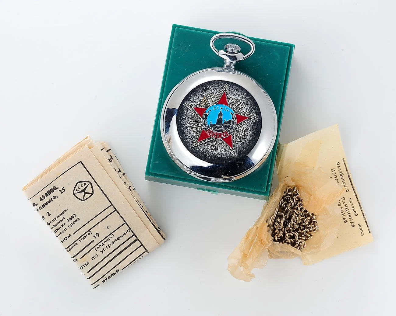 TIME CAPSULE: Molnija pocket watch – Great Patriotic War ☭☭☭, New Old Stock!