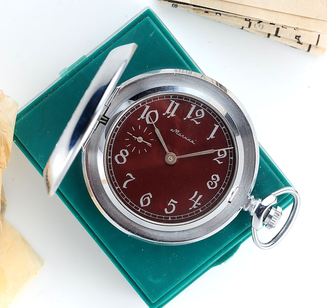TIME CAPSULE: Molnija pocket watch – Great Patriotic War ☭☭☭, New Old Stock!