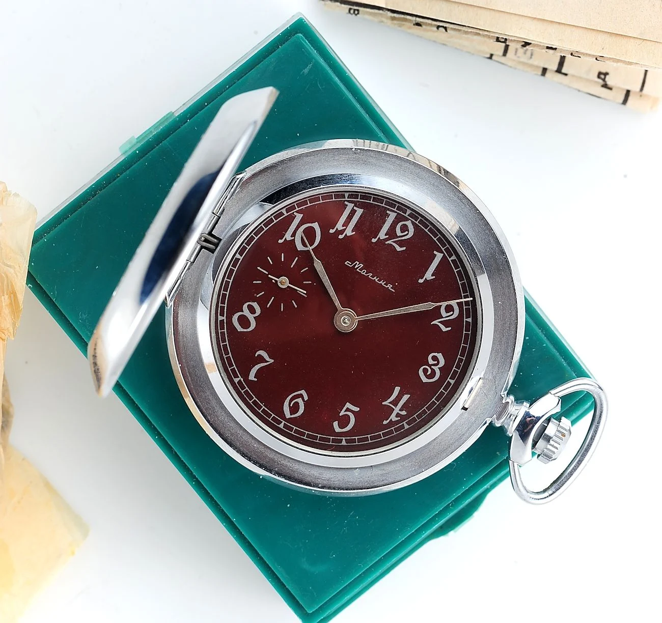 TIME CAPSULE: Molnija pocket watch – Great Patriotic War ☭☭☭, New Old Stock!