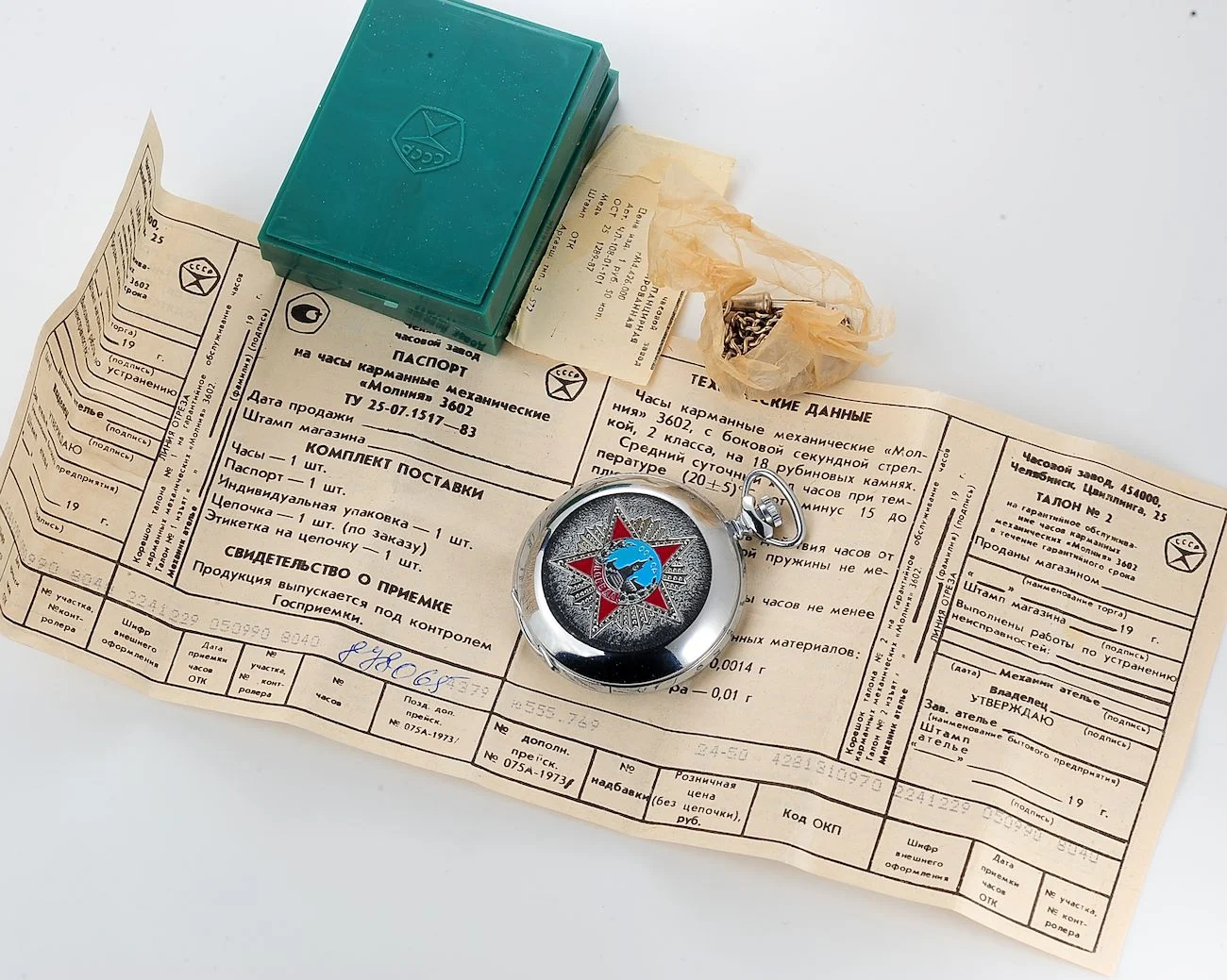 TIME CAPSULE: Molnija pocket watch – Great Patriotic War ☭☭☭, New Old Stock!