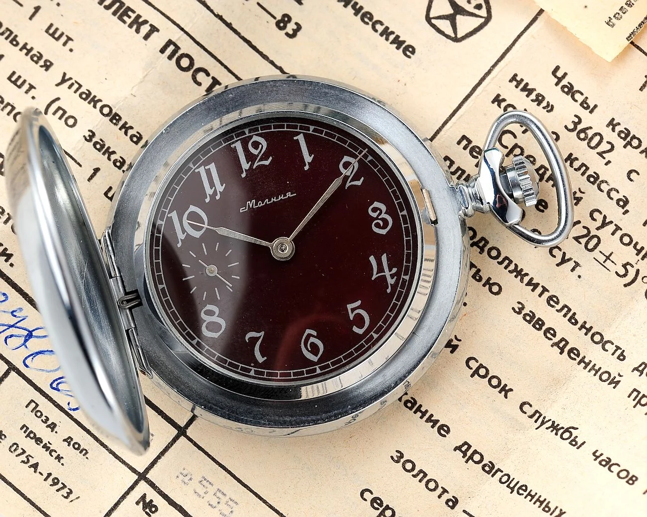 TIME CAPSULE: Molnija pocket watch – Great Patriotic War ☭☭☭, New Old Stock!