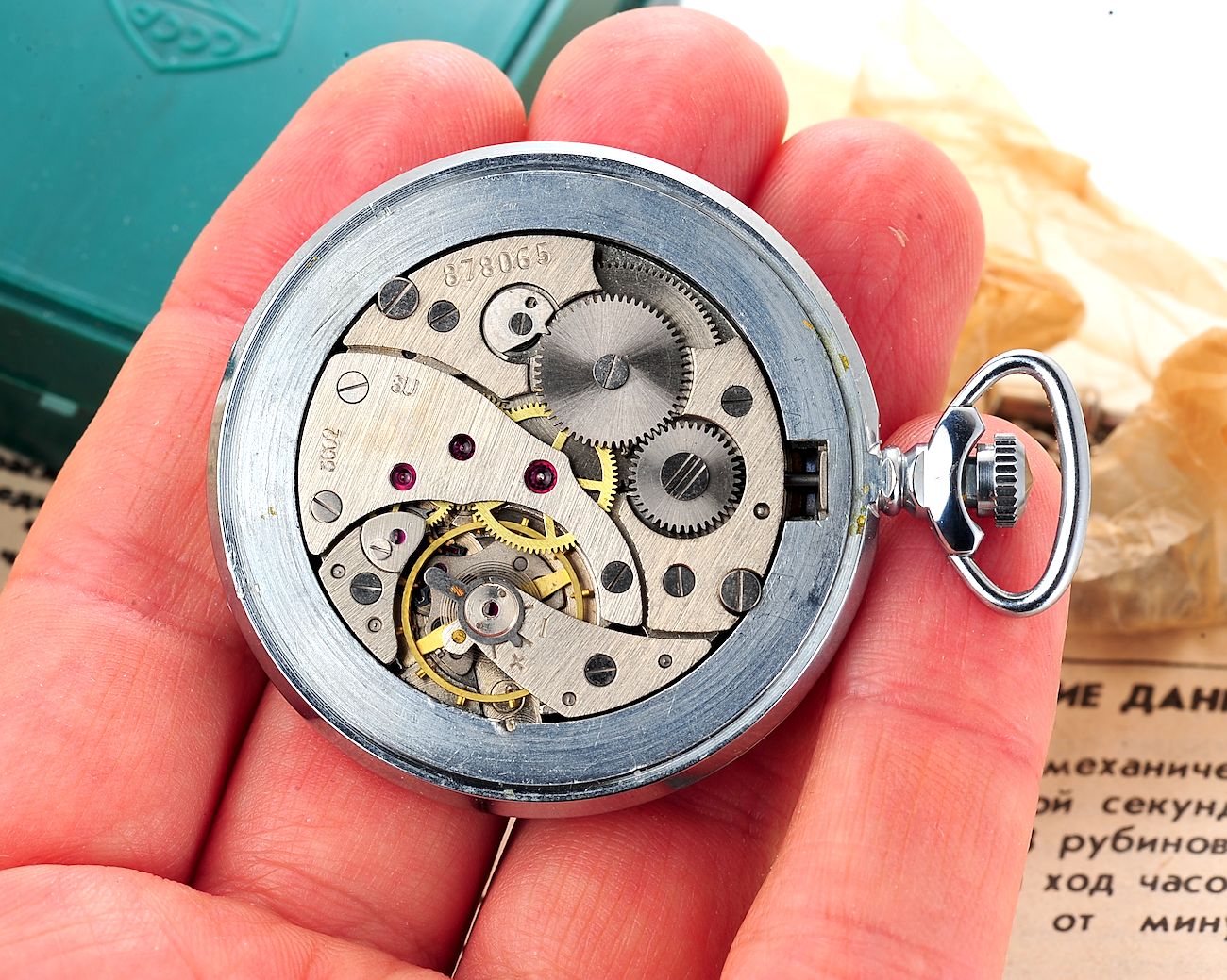 TIME CAPSULE: Molnija pocket watch – Great Patriotic War ☭☭☭, New Old Stock!