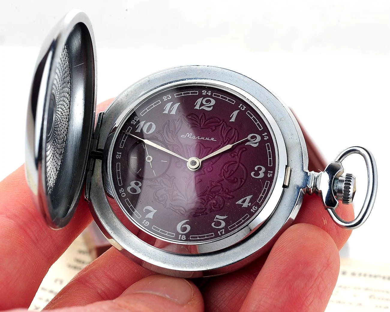 TIME CAPSULE: Soviet Molnija mechanical pocket watch - New Old Stock (NOS)!
