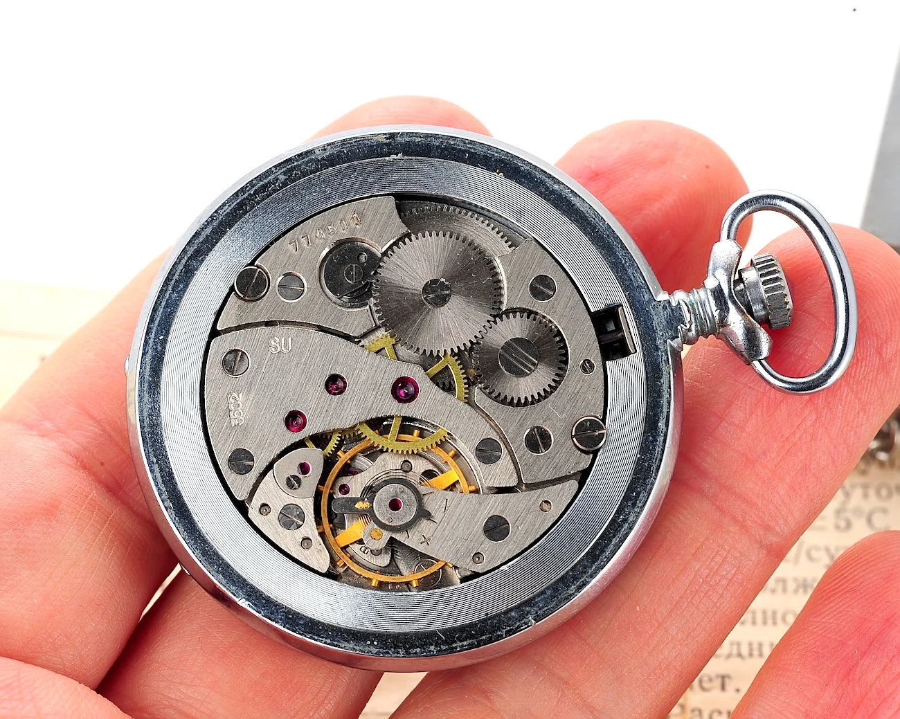 TIME CAPSULE: Soviet Molnija mechanical pocket watch - New Old Stock (NOS)!