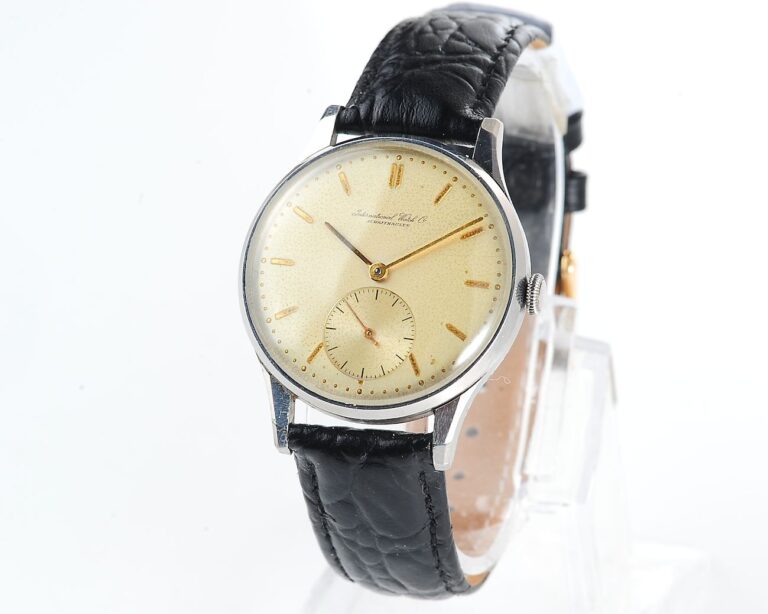 IWC Schaffhausen 1940s vintage Swiss watch - engineering precision masked by understated elegance
