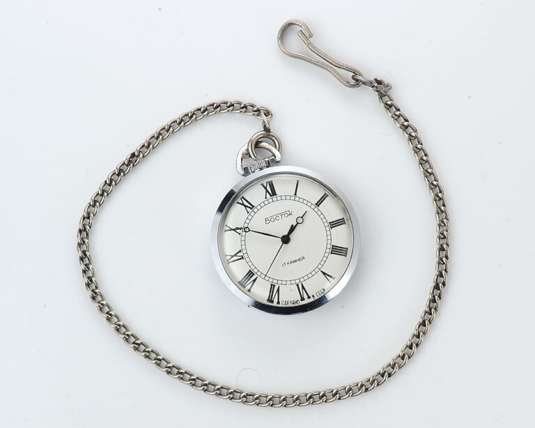 Small soviet Vostok mechanical pocket watch (can be used as pendant)