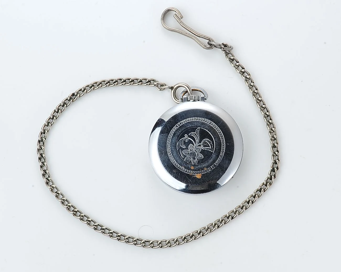 Small Soviet Vostok mechanical pocket watch (can be used as pendant)