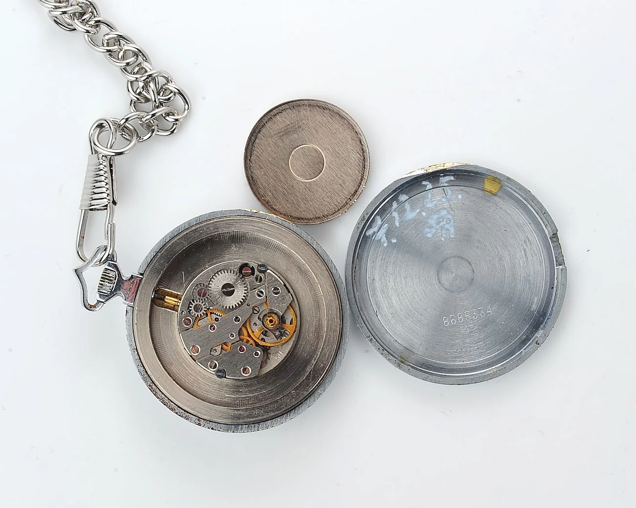 Vintage Soviet mechanical Zaria pocket watch / pendant