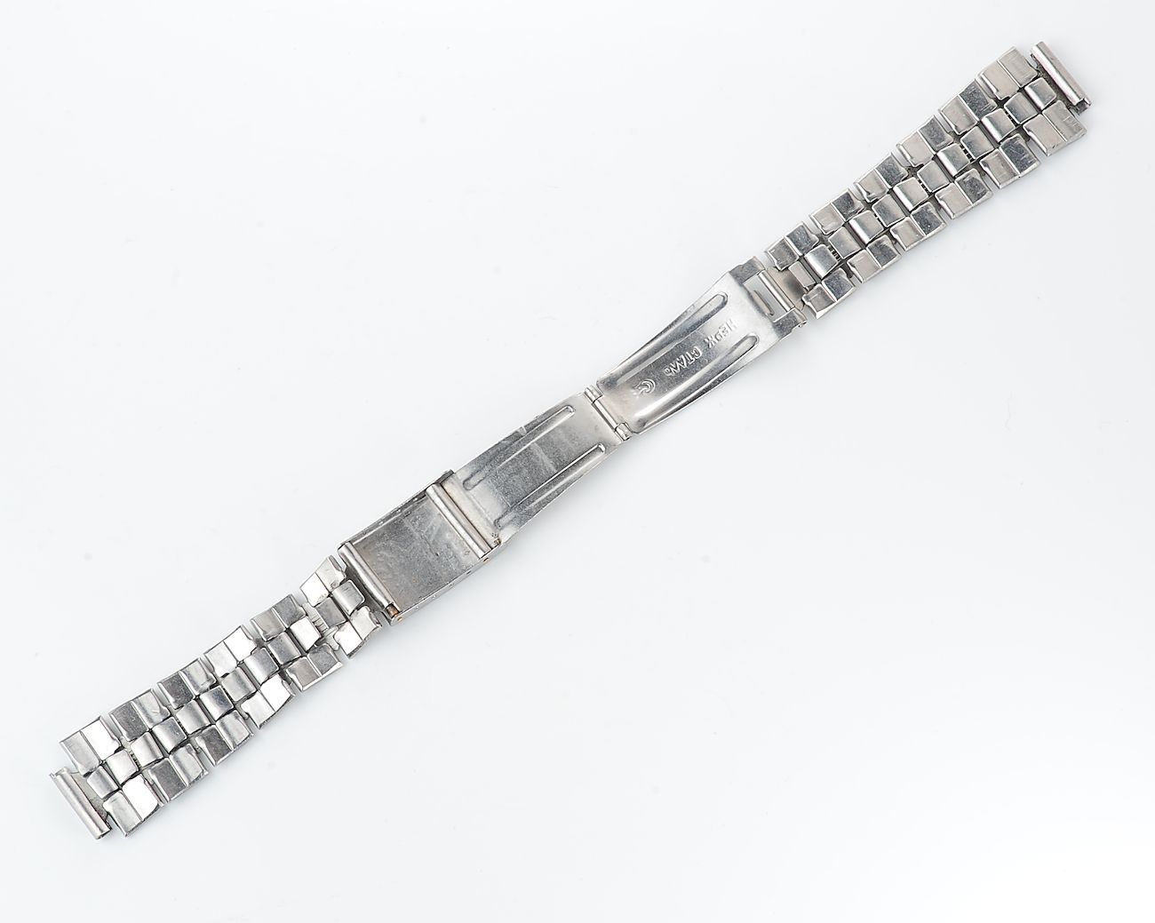 Vintage 16mm stainless steel watch bracelet - 30th anniversary of man in space