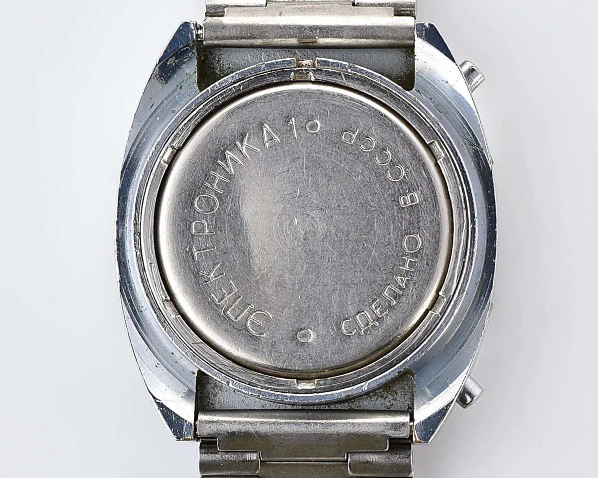 First Red LED Digital Vintage USSR Wristwatch Electronika E-1 Pulsar!
