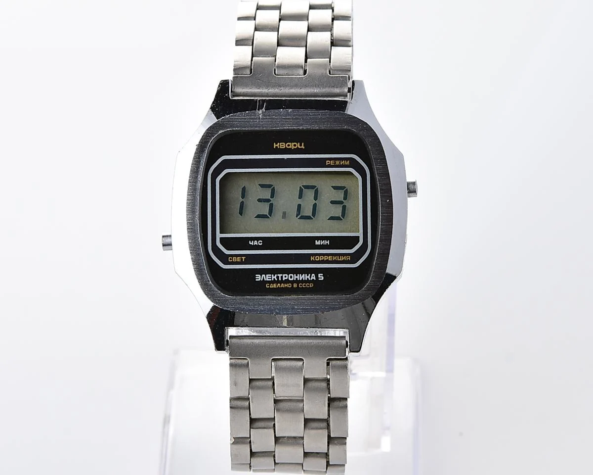 Vintage USSR digital watch Electronika 5