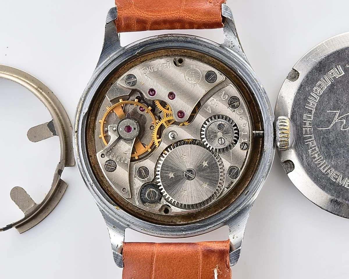 Vintage Soviet Kama mechanical wristwatch, the 2nd quarter of 1954