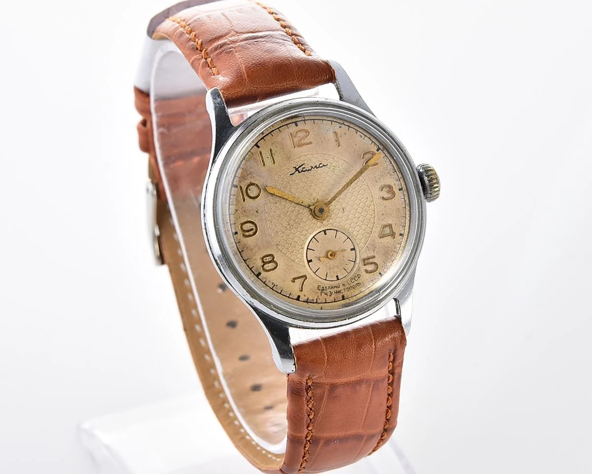 Vintage Soviet Kama mechanical wristwatch, the 2nd quarter of 1954