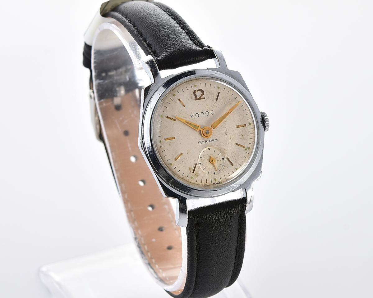 Vintage soviet KOLOS mechanical wristwatch from the 1950s