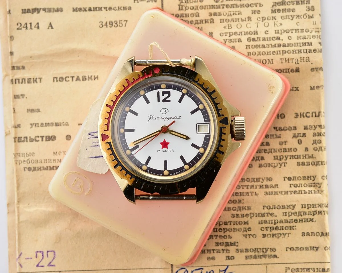 TIME CAPSULE: Vostok Komandirskie mechanical watch limited series – “Zakaz MO CCCP” – New Old Stock (NOS)!