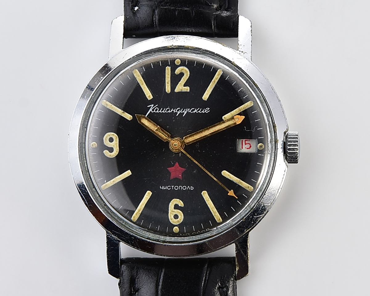Soviet Vostok Komandirskie vintage mechanical wristwatch