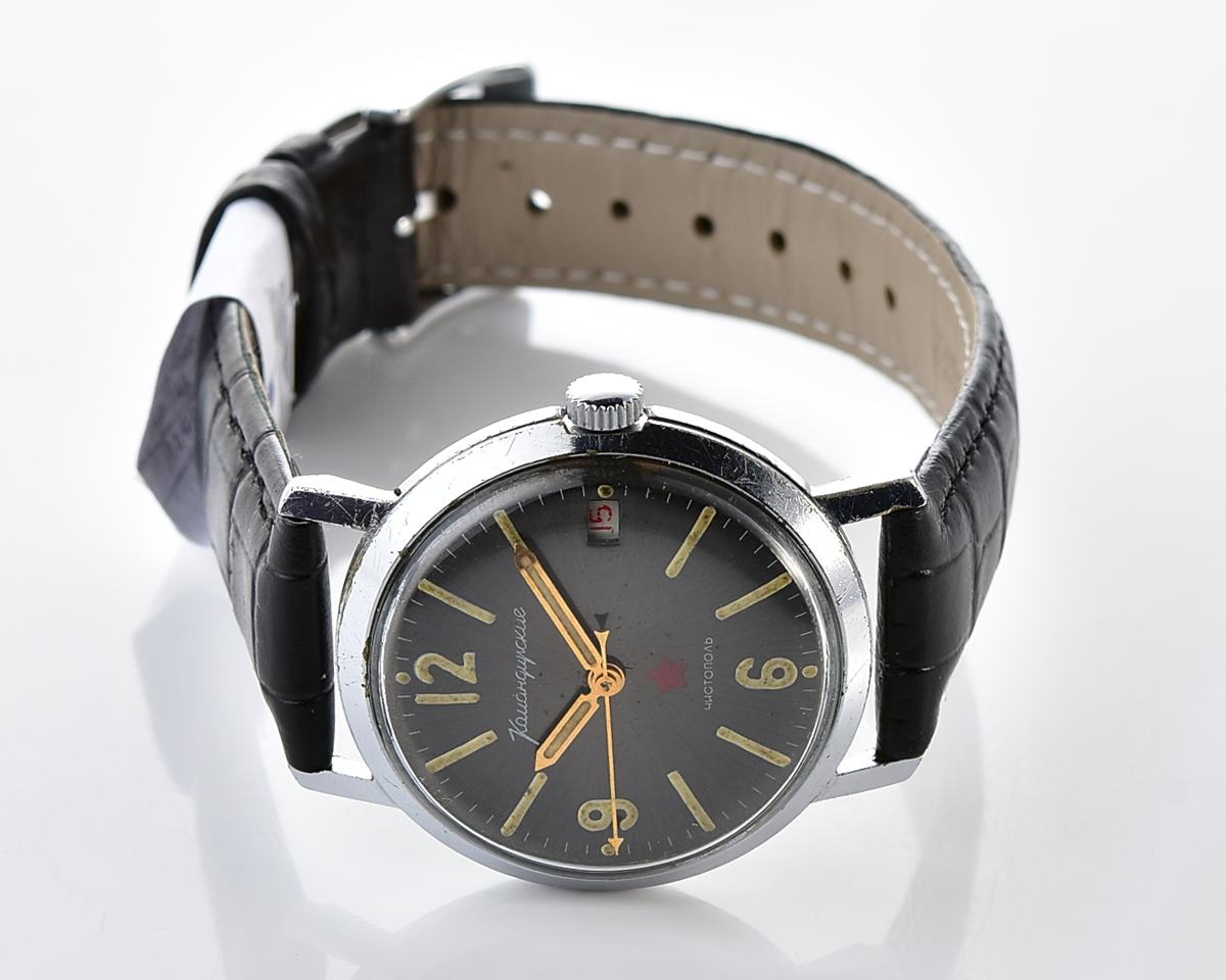 Soviet Vostok Komandirskie vintage mechanical wristwatch