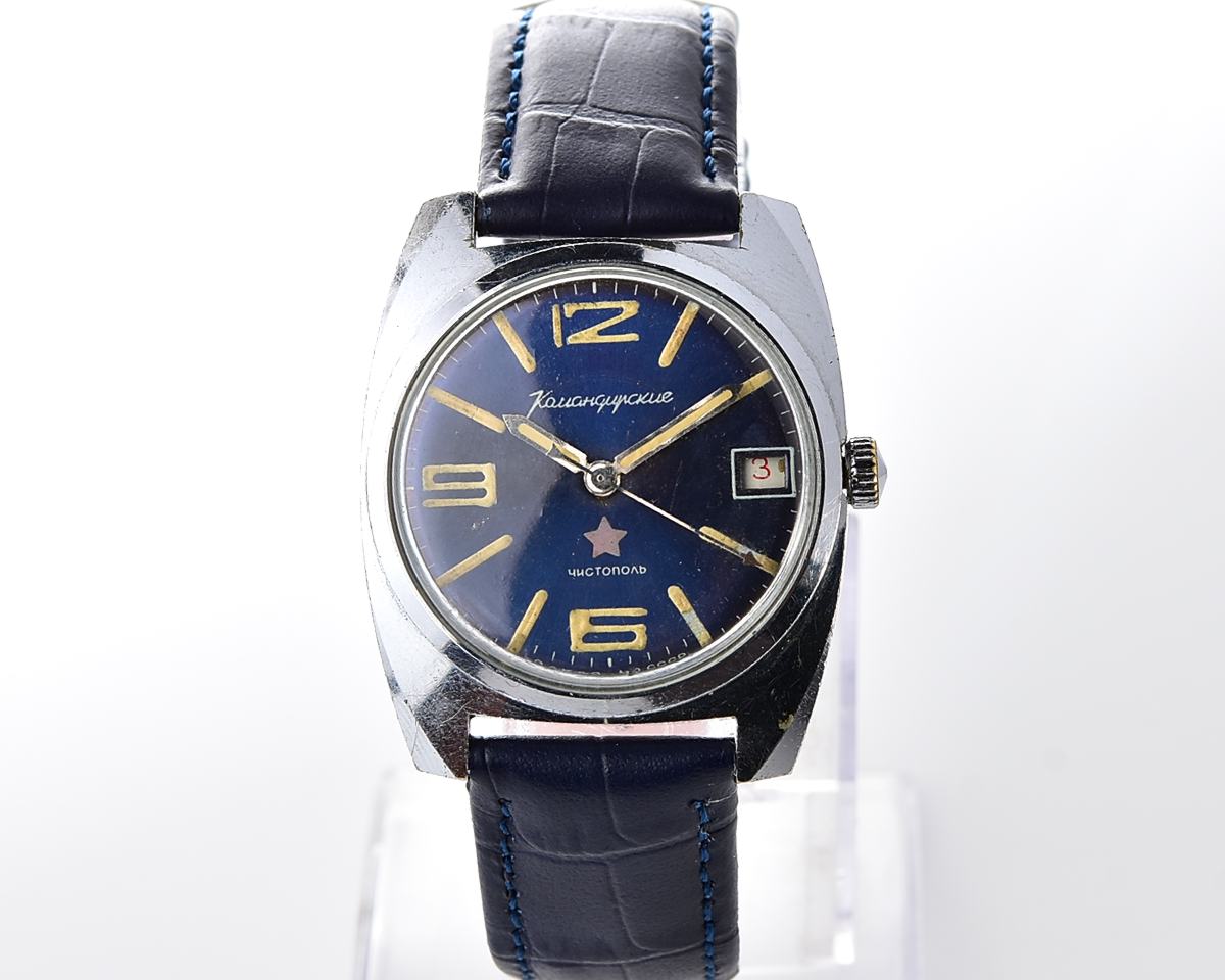 Vintage soviet Vostok Komandirskie mechanical watch - Zakaz MO CCCP!