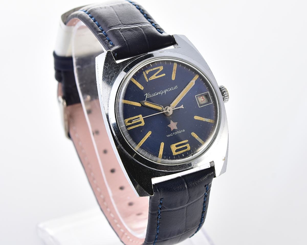 Vintage soviet Vostok Komandirskie mechanical watch - Zakaz MO CCCP!