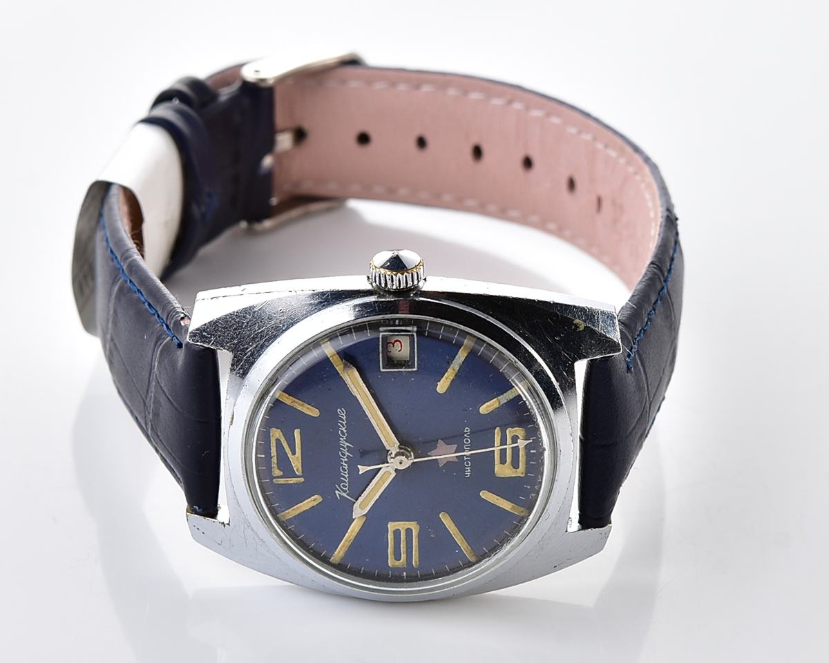 Vintage soviet Vostok Komandirskie mechanical watch - Zakaz MO CCCP!