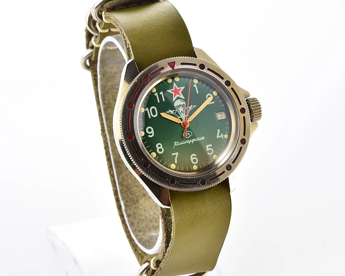 Excellent Komandirskie paratroopers mechanical wristwatch for airborn troops