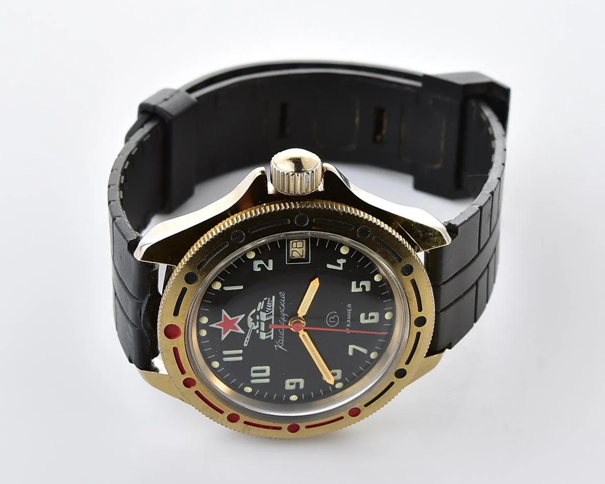 Soviet Vostok Komandirskie TANK mechanical wristwatch