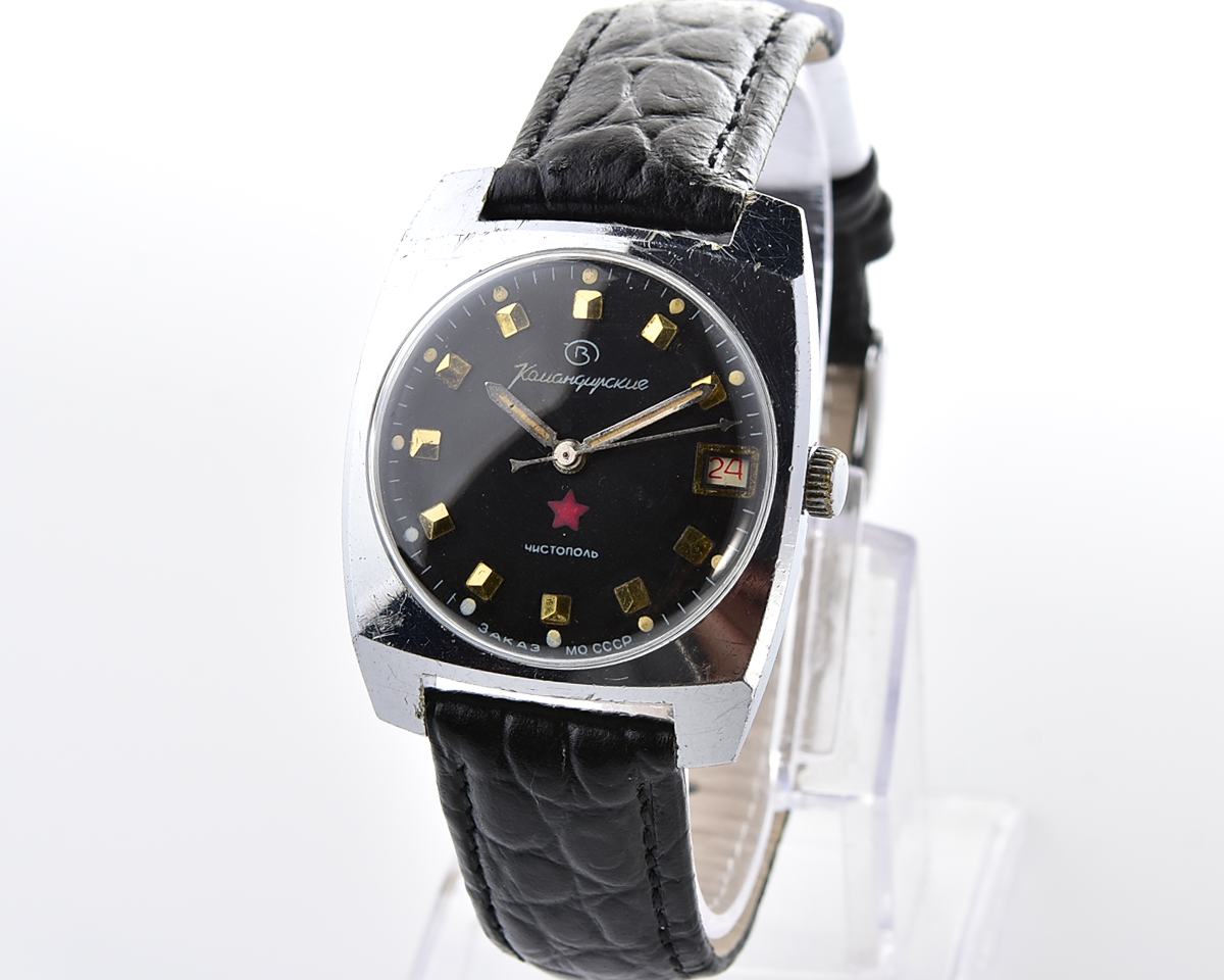 Soviet Vostok Komandirskie mechanical watch - Zakaz MO CCCP!