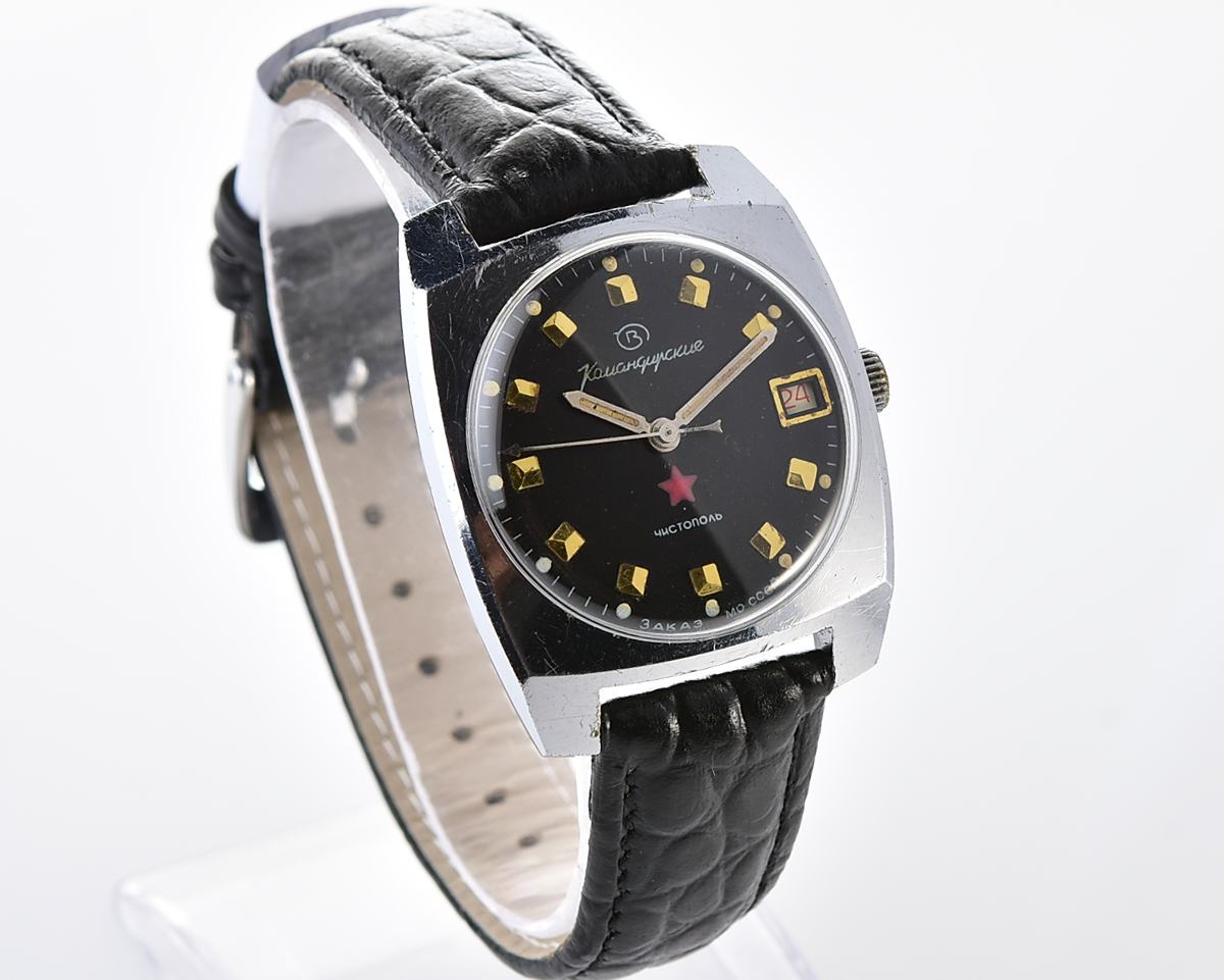 Soviet Vostok Komandirskie mechanical watch - Zakaz MO CCCP!