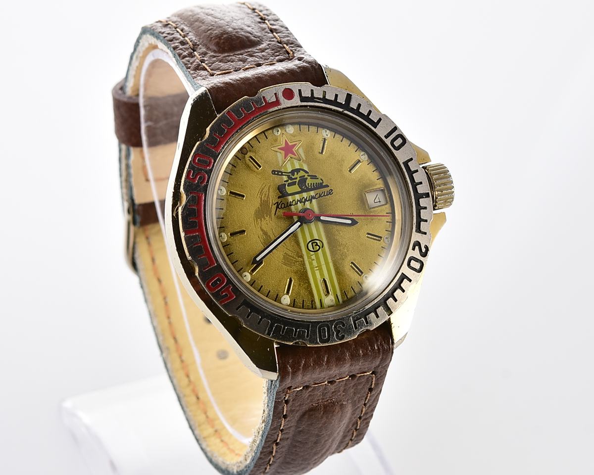 Soviet Vostok Commander's mechanical watch - Komandirskie TANK!