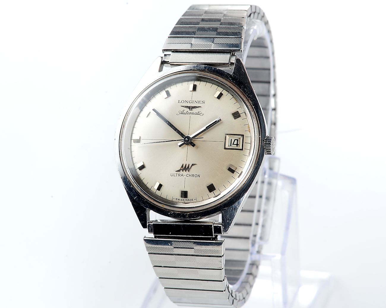 Longines Ultra-Chron Swiss high-beat vintage mechanical watch from 1970
